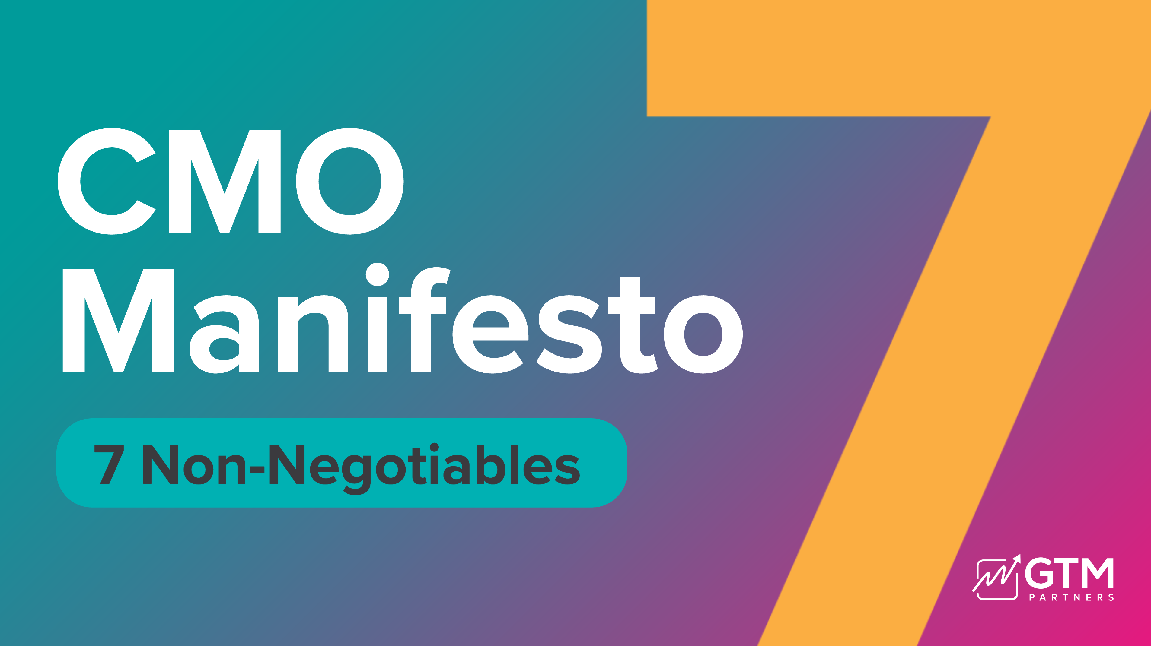 The CMO Manifesto